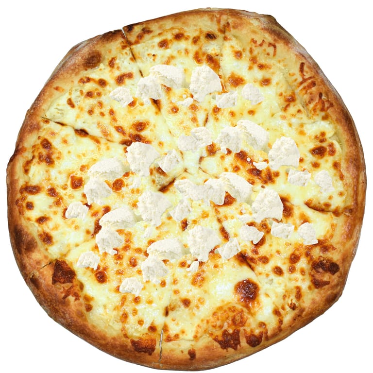 Savor Our White Pizza